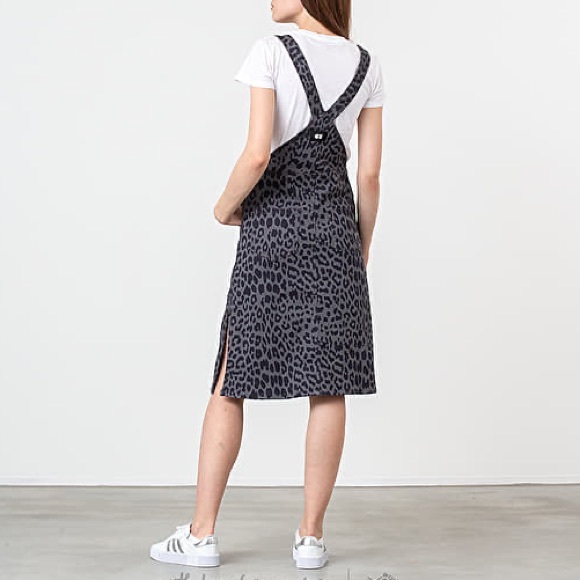 Lazy Oaf Leopard Pinafore Dress - Picture 4 of 12